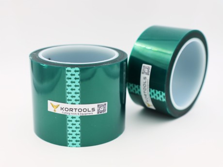 Przejdź do produktu Taśma PET do malowania proszkowego, odporna na wysoką temperaturę 33m