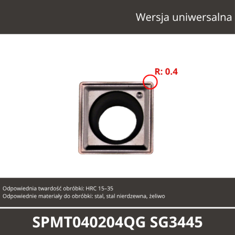 Przejdź do produktu Płytki SPMT do głowicy do rowków teowych MTS  (10szt.)