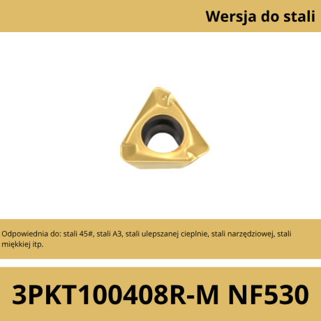 Przejdź do produktu Płytki węglikowe 3PKT VHM  wieloostrzowe (10 szt.)