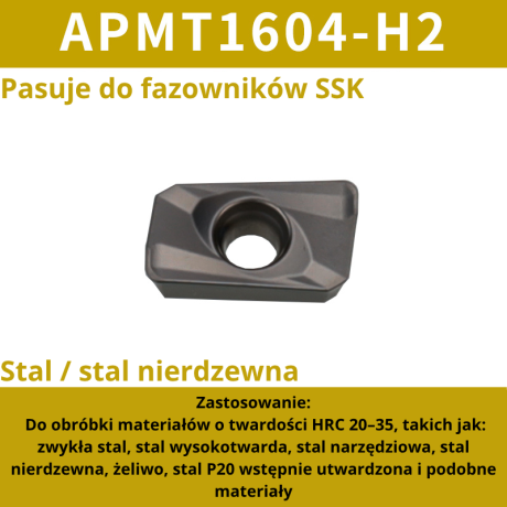 Przejdź do produktu Płytki do fazowników składanych | APMT SD SPGX XCET ADNT (1szt. / 10szt.)