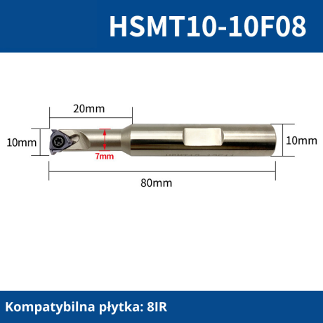 Przejdź do produktu Głowica do gwintowania HSMT – pod płytki IR (08IR / 11IR / 16IR / 22IR)