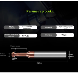 Fazownik dwustronny 90⁰ góra dół dodatni ujemny TiSiN