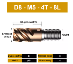 Frez węglikowy wkręcany VHM  TiSiN  ⌀8-⌀32_11.png
