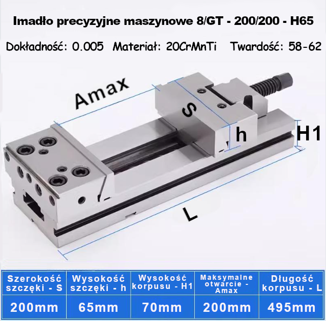 Precyzyjne imadło maszynowe GT  100-300 szer. szczęki  H30-H80_10.png