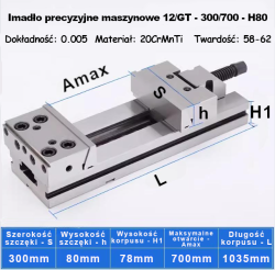 Precyzyjne imadło maszynowe GT  100-300 szer. szczęki  H30-H80_20.png