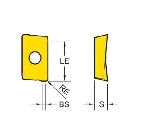 Przejdź do produktu Płytki wieloostrzowe APKT 100305 PDTR YG602 YG-1 (10szt.)