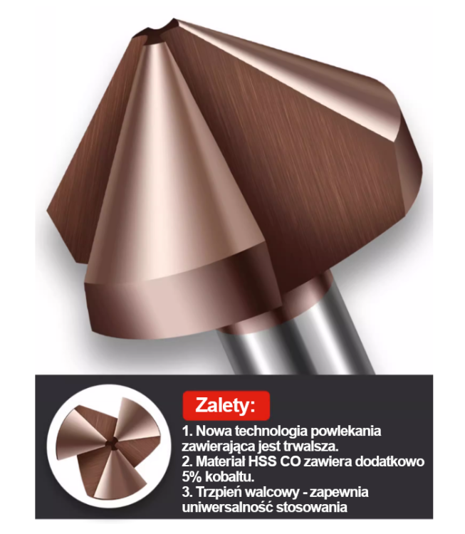 Pogłębiacz stożkowy Fi4,5-Fi60, 90° - HSS-CO - 5% Kobaltu_9.png