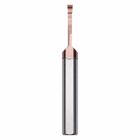 Przejdź do produktu Mini wytaczak rowkowy MVR VHM z powłoką - mikronóż tokarski do rowków bocznych - szeroki zakres średnic