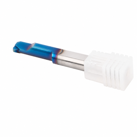 Przejdź do produktu Mini wytaczak gwintujący MIR-A VHM nano-blue - mikronóż do gwintów M w INOX i stalach hartowanych
