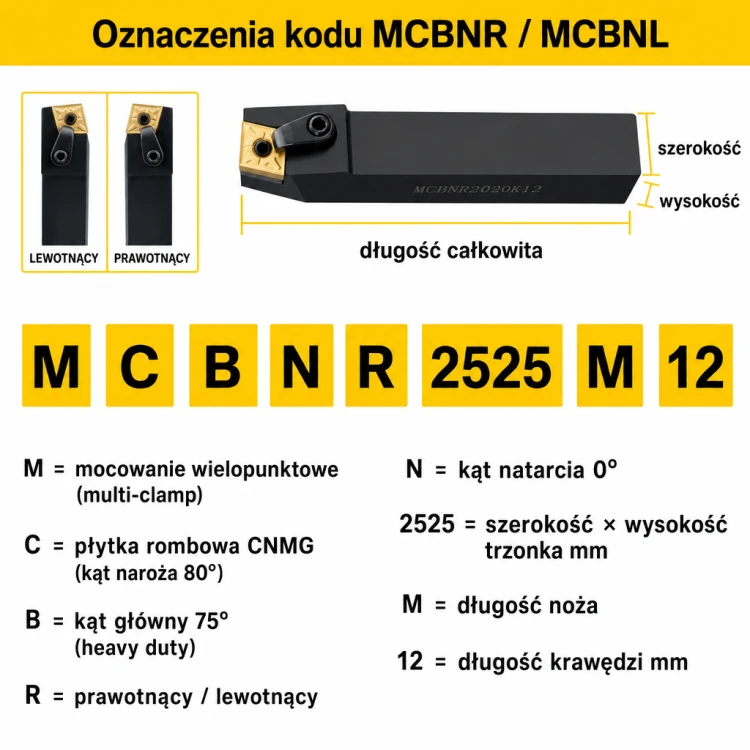 MCBNR oznaczenia kodu