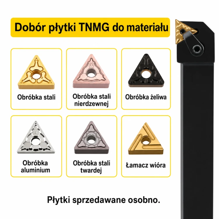 MTGNR dobór płytki