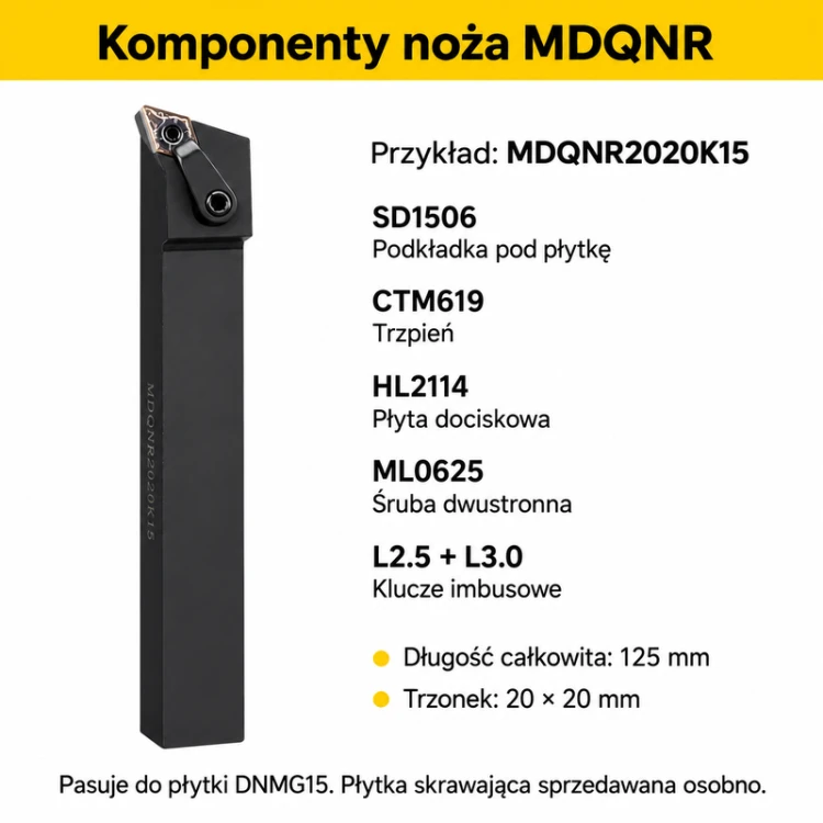 MDQNR2020K15 — komponenty