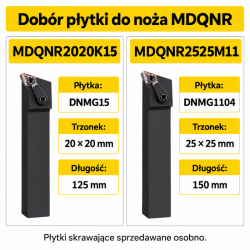 MDQNR — dobór płytki DNMG