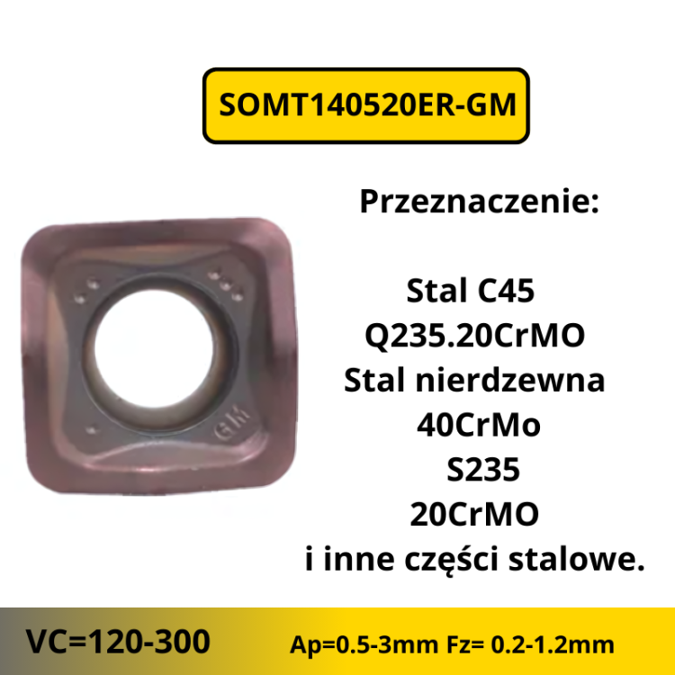 Głowica MFH14R high feed SOMT140520, do zgrubnego frezowania z wysokim posuwem