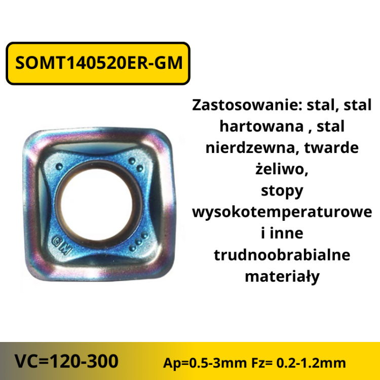 Płytka frezująca CNC SOMT140520ER-GM (części ze stali nierdzewnej) Dotyczy Stal 45 #. Q235.20CrMO Stal nierdzewna 40CrMo 201304 i inne części stalowe. Stal nierdzewna ma dużą wszechstronność w obr (2).png
