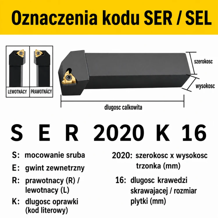 SER oznaczenia kodu
