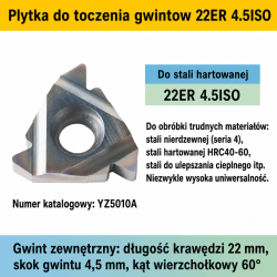 22ER 4.5ISO YZ5010A
