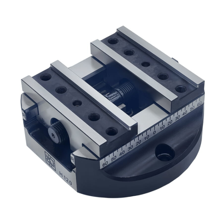 Precyzyjne imadło maszynowe 5-osiowe centryczne