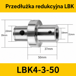 Przedłużka LBK LBK4-3-50