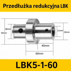 Przedłużka LBK LBK5-1-60