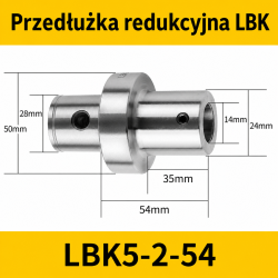 Przedłużka LBK LBK5-2-54
