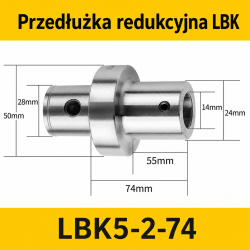 Przedłużka LBK LBK5-2-74