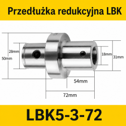 Przedłużka LBK LBK5-3-72