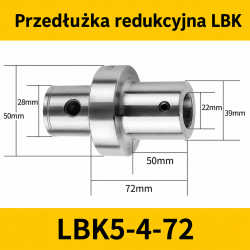 Przedłużka LBK LBK5-4-72