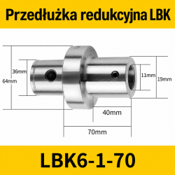 Przedłużka LBK LBK6-1-70