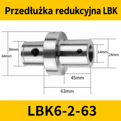 Przedłużka LBK LBK6-2-63