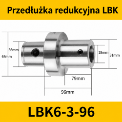 Przedłużka LBK LBK6-3-96