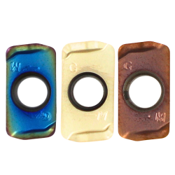 Płytki wieloostrzowe LOGU030310 ER (10szt.) węglikowe TiSiN ZrN