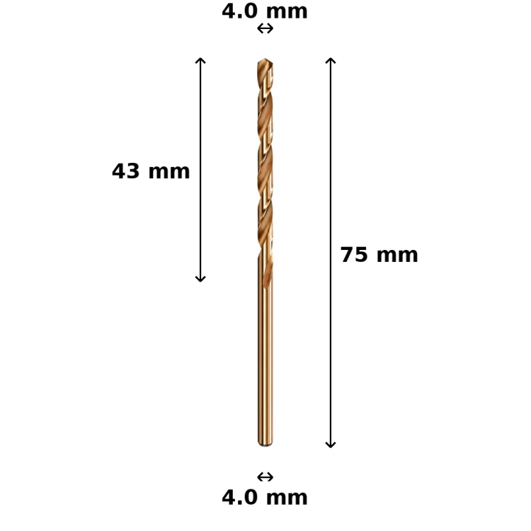 Wiertło kobaltowe Ø4.0 mm