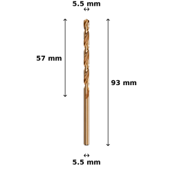 Wiertło kobaltowe Ø5.5 mm
