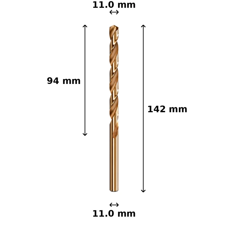 Wiertło kobaltowe Ø11.0 mm