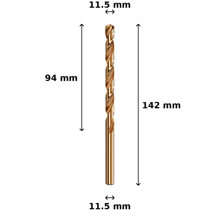 Wiertło kobaltowe Ø11.5 mm