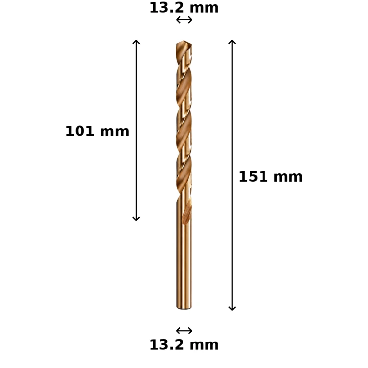 Wiertło kobaltowe Ø13.2 mm