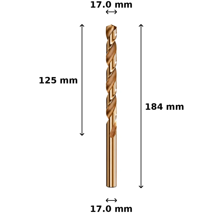 Wiertło kobaltowe Ø17.0 mm