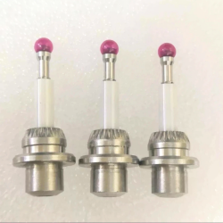 Premium HAIMER 3D Tester Koncówka Rylec Zamiennik z Rubinową Końcówką, Średnica 4 mm, M3, Ceramiczny Trzpień