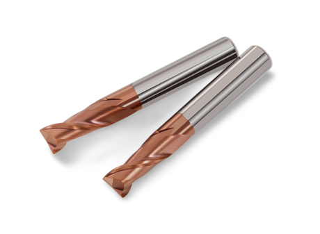 Przejdź do produktu Frez 2-ostrzowy VHM do stali 55 HRC - TiSiN -  pełnowęglikowy 