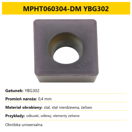 Go to product Indexable Milling Inserts MPHT (10 pcs)