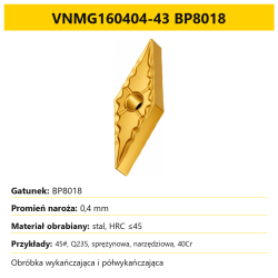 VNMG160404-43 BP8018