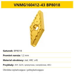 VNMG160412-43 BP8018