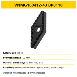 VNMG160412-43 BP8118