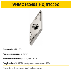 VNMG160404-HQ BT920G