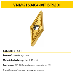 VNMG160404-MT BT9201