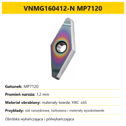 VNMG160412-N MP7120