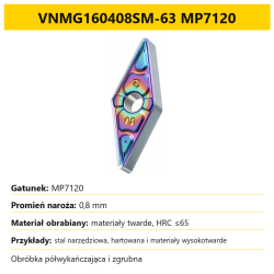 VNMG160408SM-63 MP7120