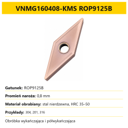 VNMG160408-KMS ROP9125B