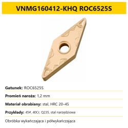 VNMG160412-KHQ ROC6525S